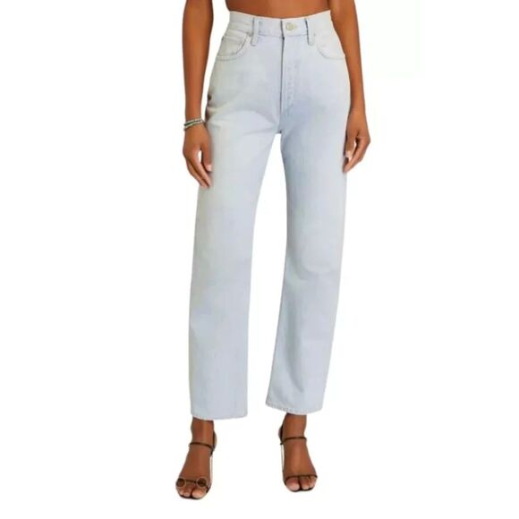 AGOLDE 90s Pinch Waist Denim Haze Light Wash 24 - Picture 1 of 7